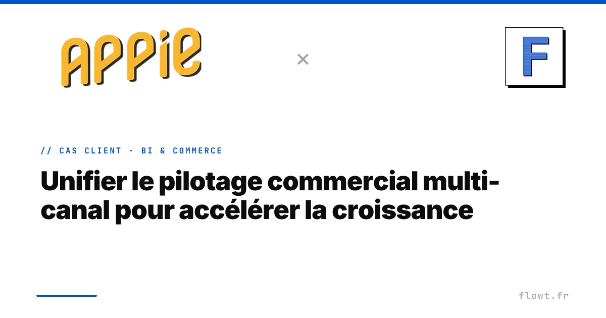 Illustration du projet Unifier le pilotage commercial multi-canal pour accélérer la croissance