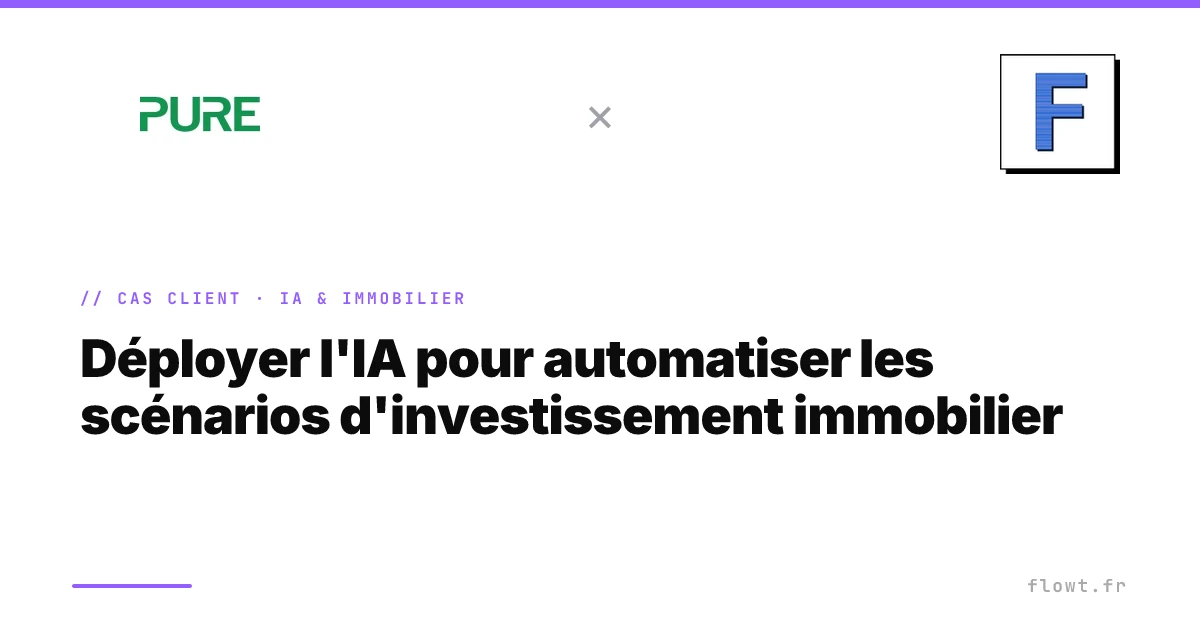 Illustration du projet Déployer l'IA pour automatiser les scénarios d'investissement immobilier