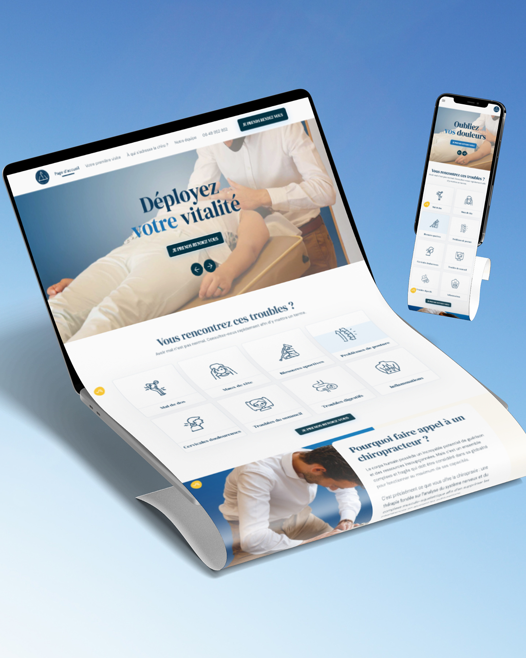 Création d’un site vitrine : webdesign et développement web, rédaction de contenus sur-mesure, optimisation SEO.