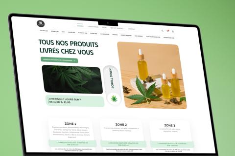 Illustration du projet Refonte de l’identité visuelle, webdesign UX/UI et développement web e-commerce.