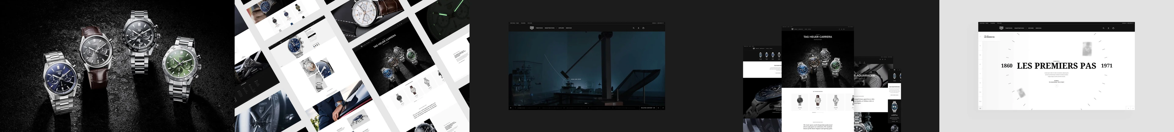 Illustration du projet Conception d’un site e-commerce UX/UI et déploiement d’un design system pour TAG Heuer