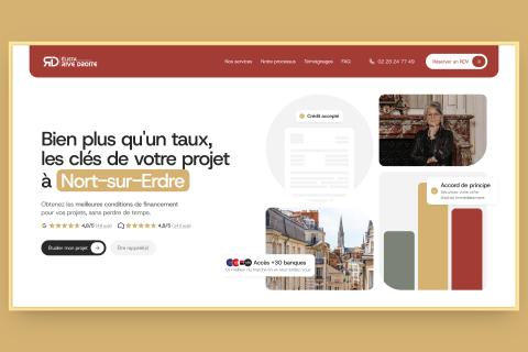Illustration du projet Site internet pour Elista Rive Droite