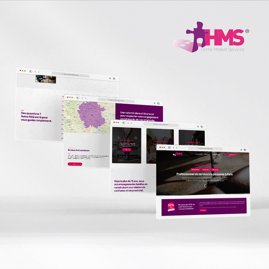 Illustration du projet Site vitrine - Service à la personne