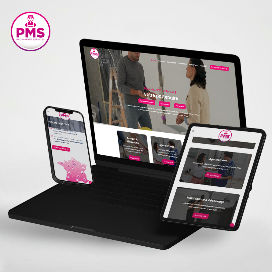 Illustration du projet Site vitrine - Multi-services