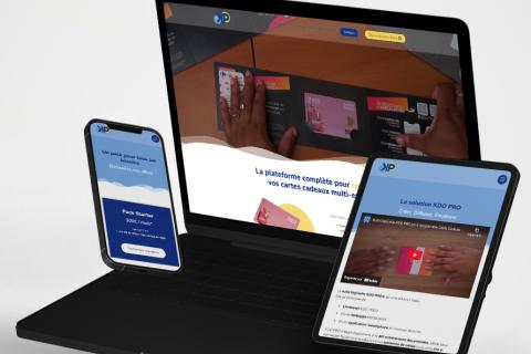 Site vitrine - Solution de cartes cadeaux