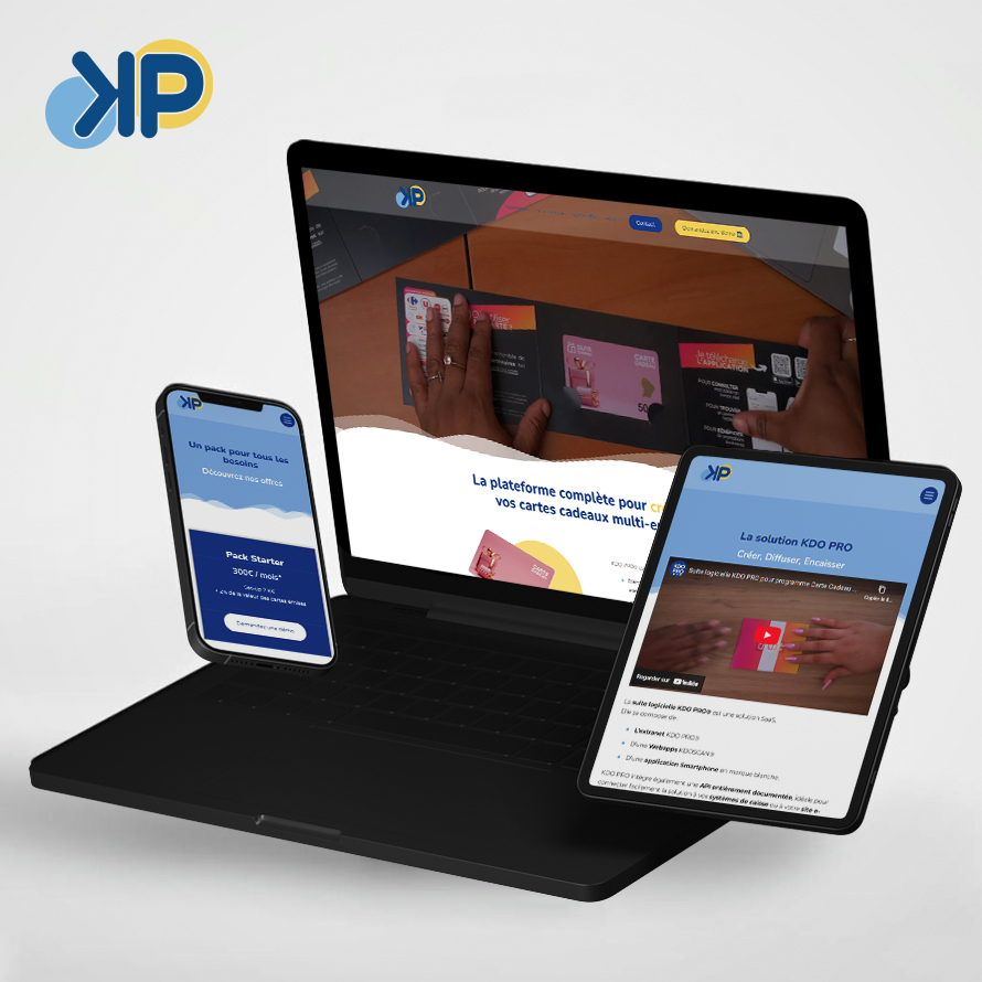 Illustration du projet Site vitrine - Solution de cartes cadeaux