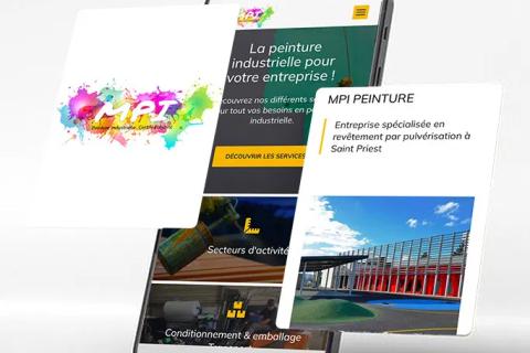 Illustration du projet Site vitrine - Peintre spécialisé
