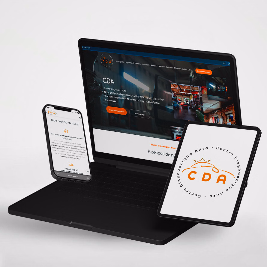 Illustration du projet Site vitrine - Garagiste