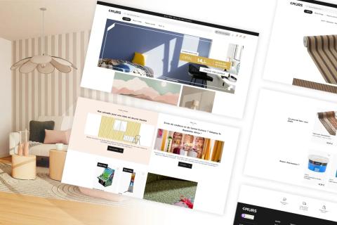 Illustration du projet Transformation digitale de 4Murs : déploiement de la plateforme Shopify