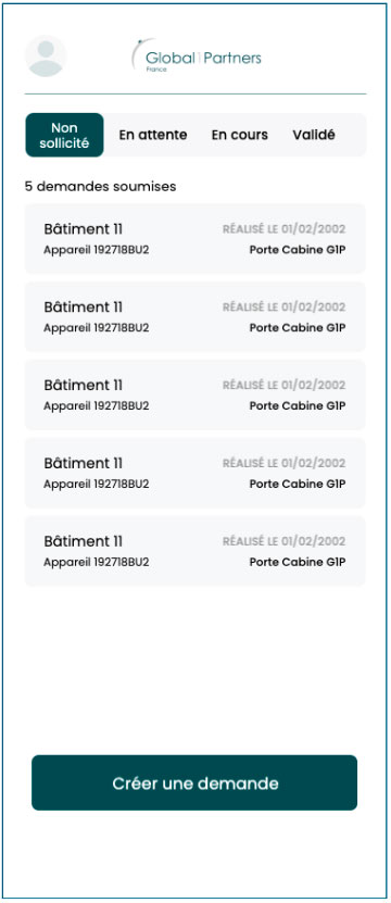 Illustration du projet Fermator, une application mobile dédiée aux portes automatiques d’ascenseurs