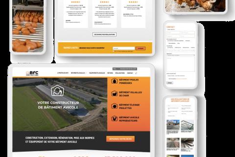 Illustration du projet Création logo et site web de BFC Constructions