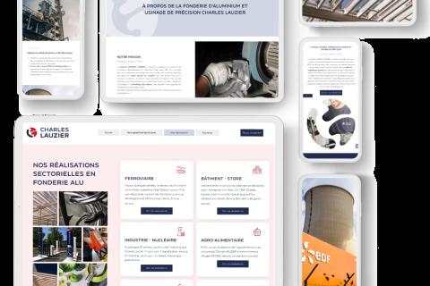 Illustration du projet Refonte site web Charles Lauzier