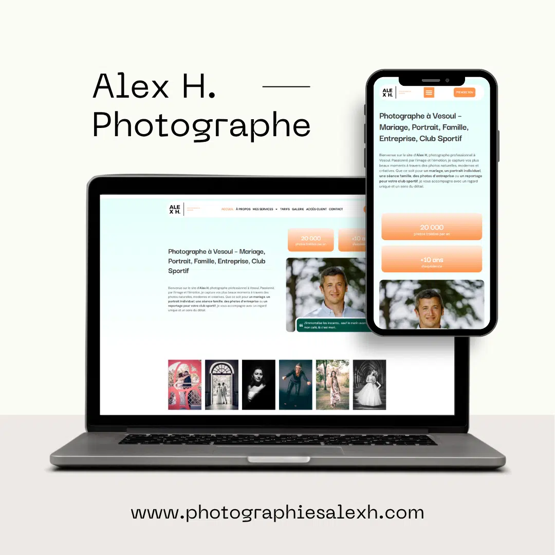 Illustration du projet Refonte du site Photographies Alex H : un nouvel élan pour le référencement SEO à Vesoul