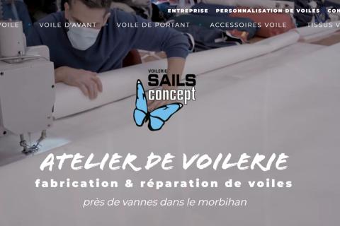 Illustration du projet Site internet et campagne Paid Media pour Sails Concept