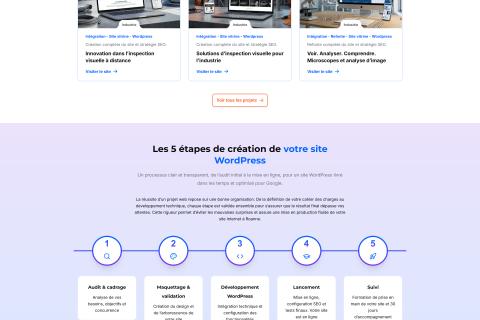Illustration du projet Refonte de mickael-doucet.fr : site vitrine freelance + stratégie SEO locale