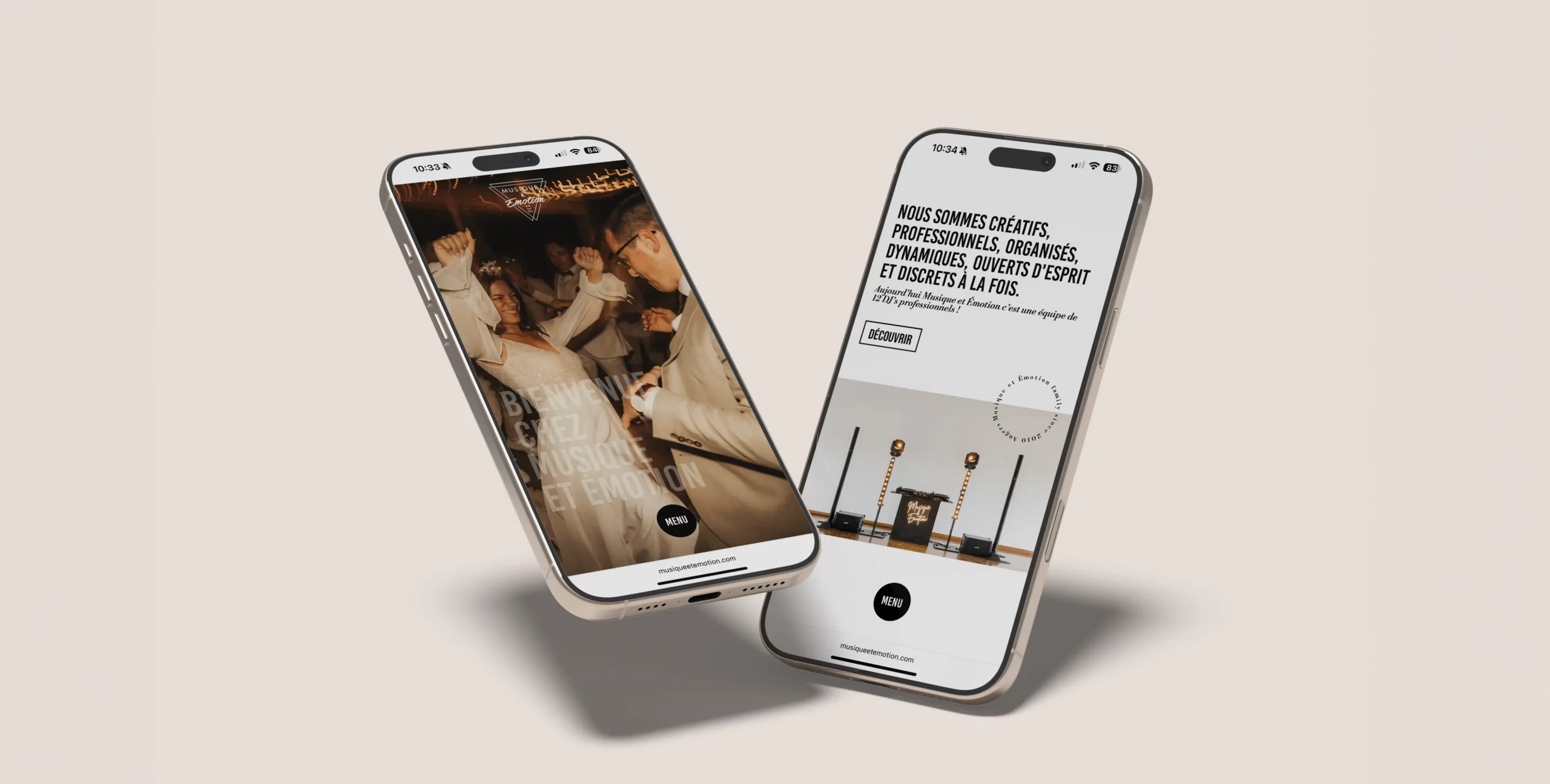 Illustration du projet Imaginer un nouveau site permettant de découvrir l'univers de Musique et Émotion