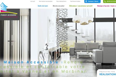 Illustration du projet Site vitrine pour l'entreprise Ma Maison Accessible