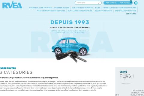 Illustration du projet Site e-commerce de vente de pièces et composants électroniques automobiles