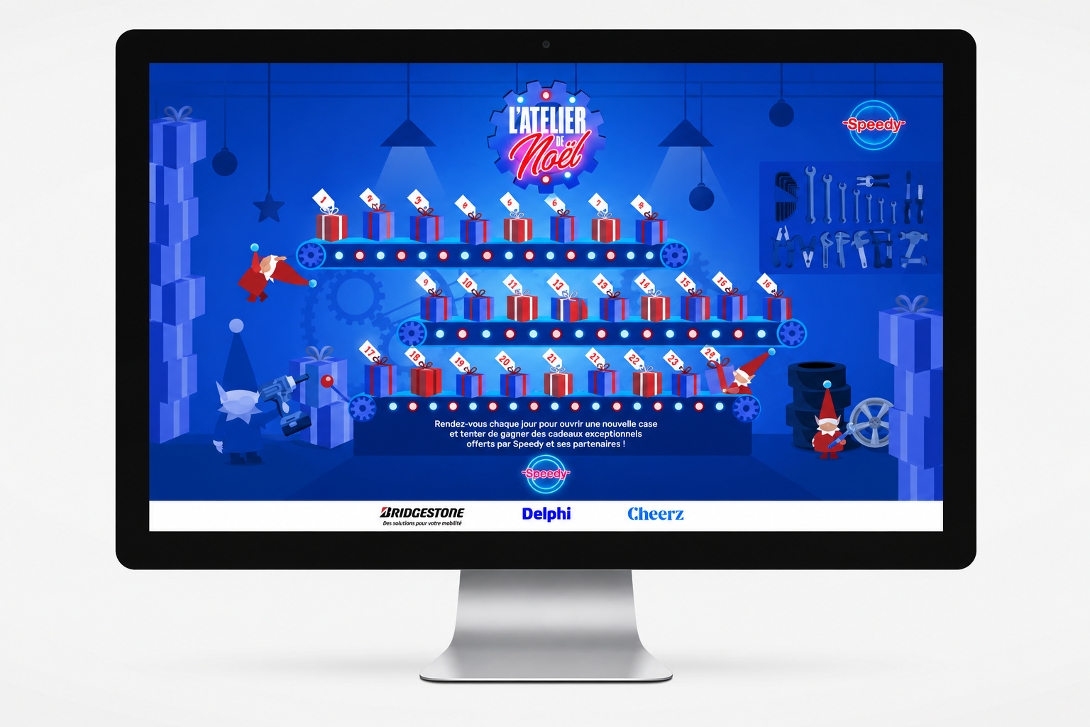 Illustration du projet Création d'une plateforme de gamification événementielle immersive pour Speedy