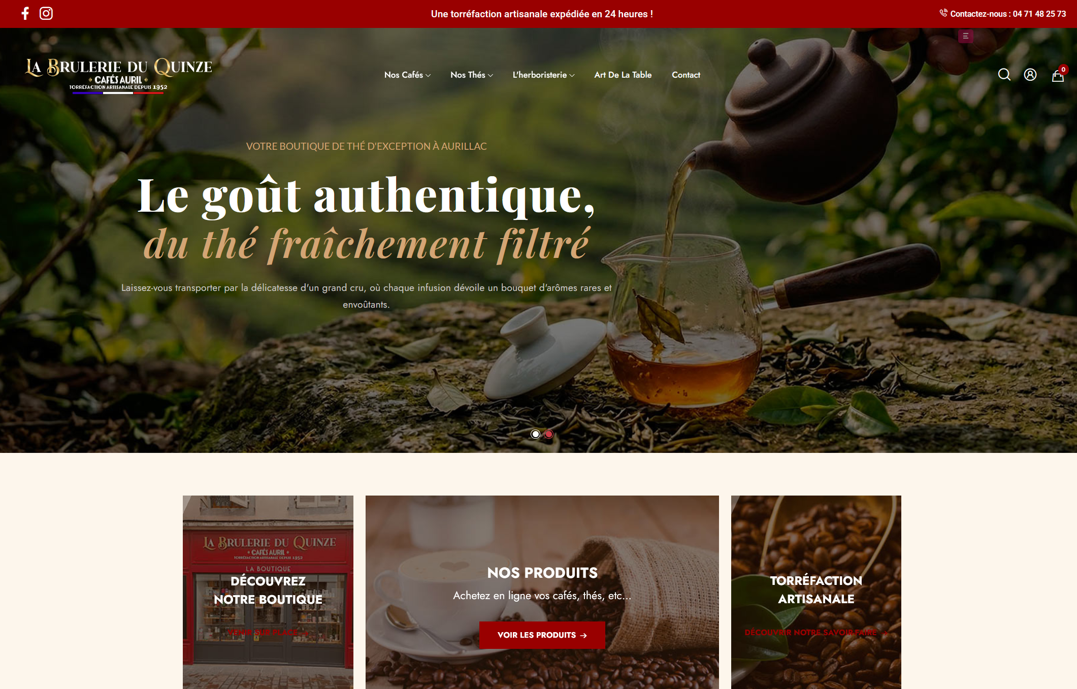 Illustration du projet Site e-commerce pour torréfaction artisanale