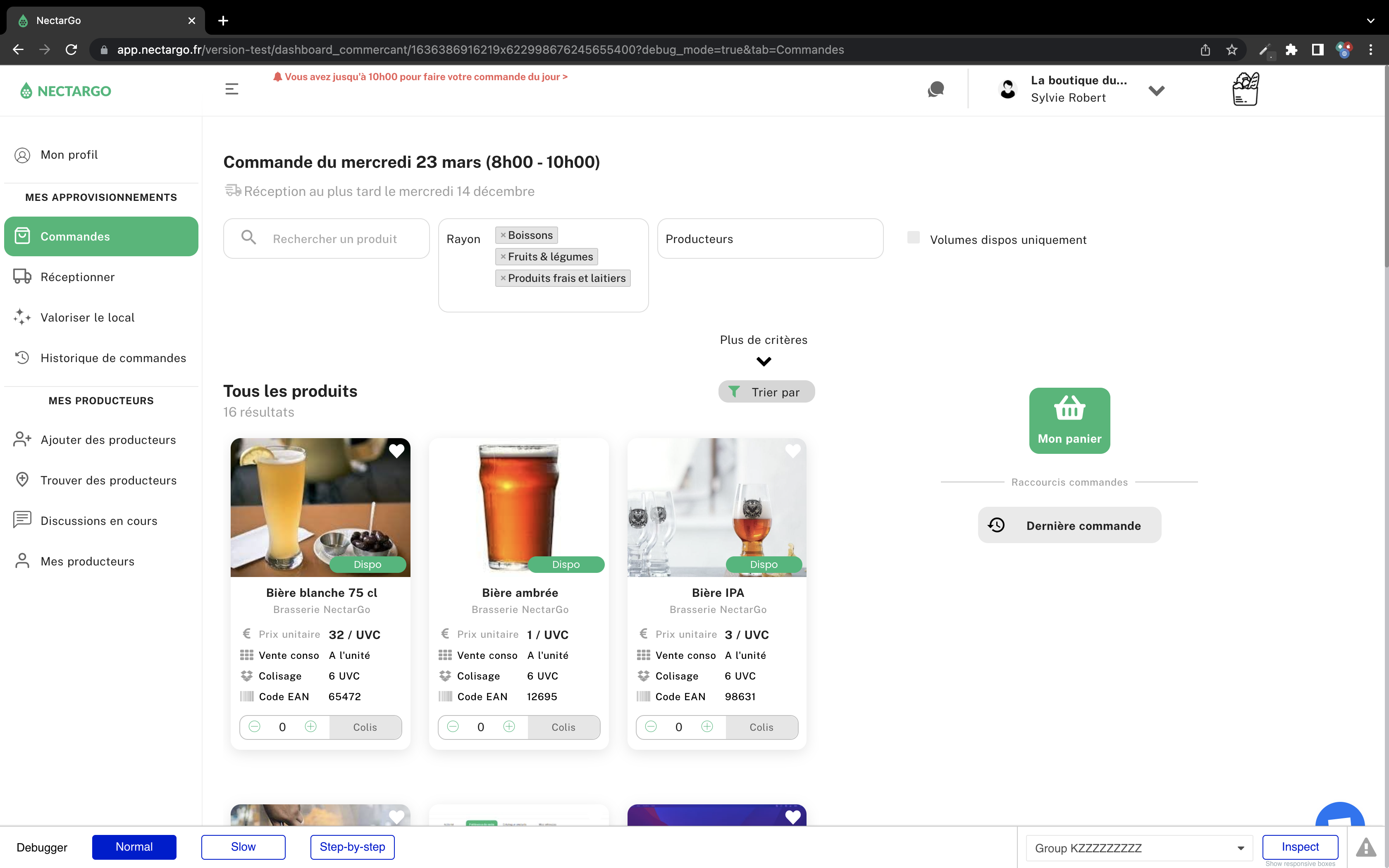 Illustration du projet Nectargo, marketplace entre producteurs locaux et commerçants engagés
