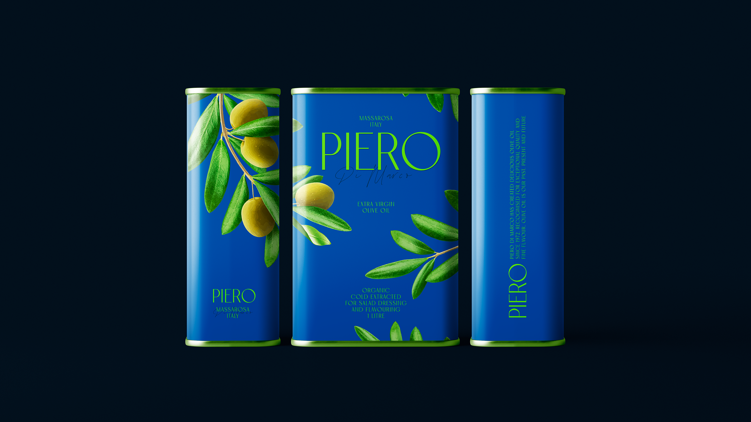 PIERO German Design Awards 2026 Nominated Olive Oil Packaging project illustration