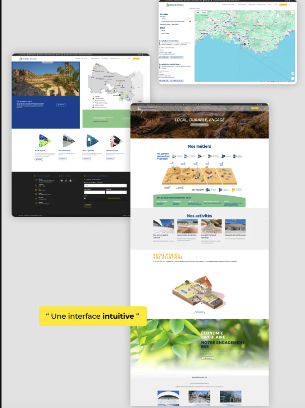 Illustration du projet Refonte du site vitrine corporate + intranet