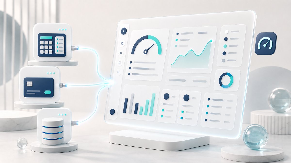 Illustration du projet Une agence SEO unifie Pennylane, Qonto et Airtable dans un dashboard temps réel