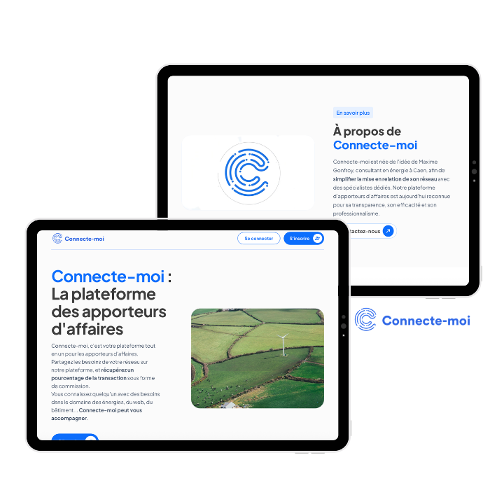 Illustration du projet Connecte-moi – Plateforme des apporteurs d’affaires