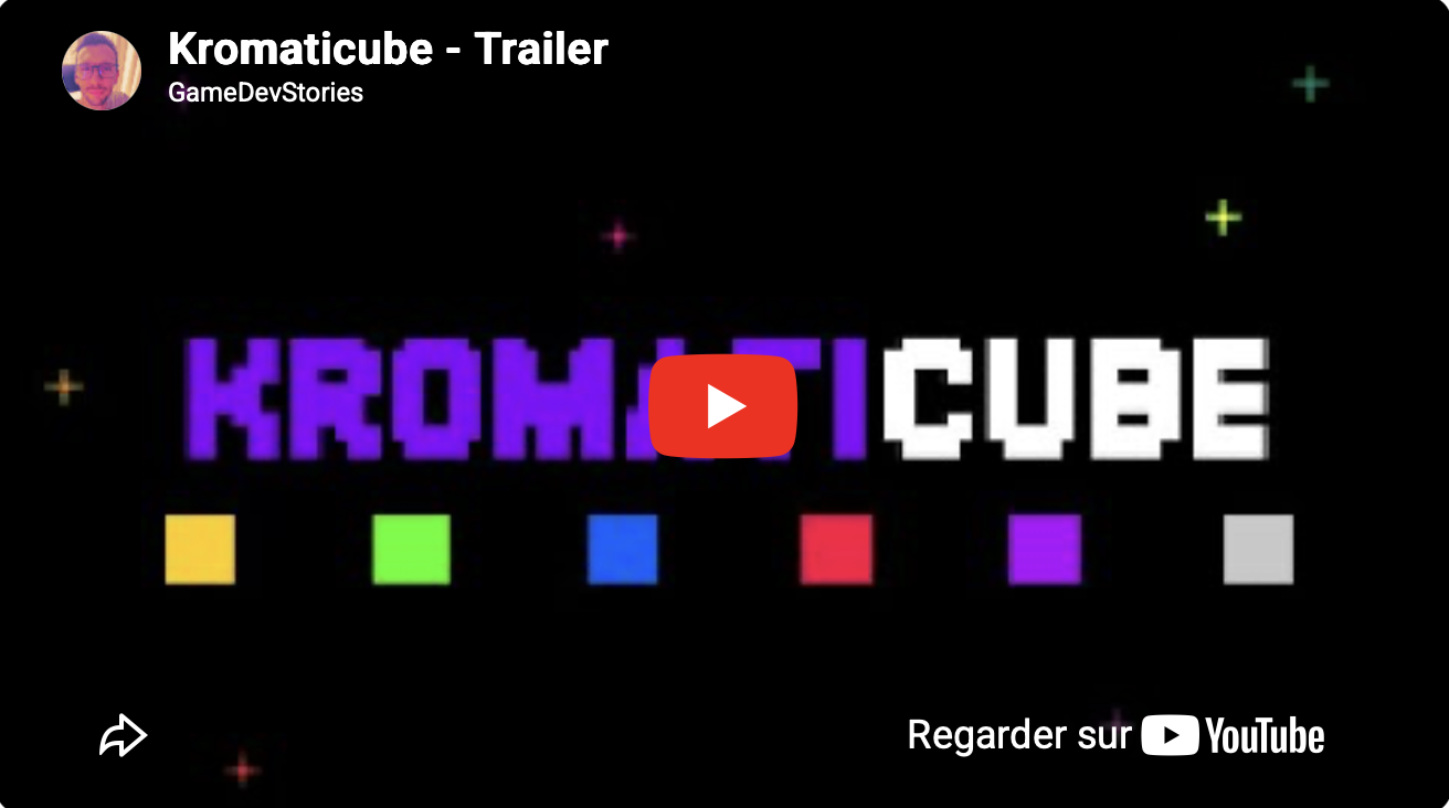 Illustration du projet KROMATICUBE - Développement de jeux