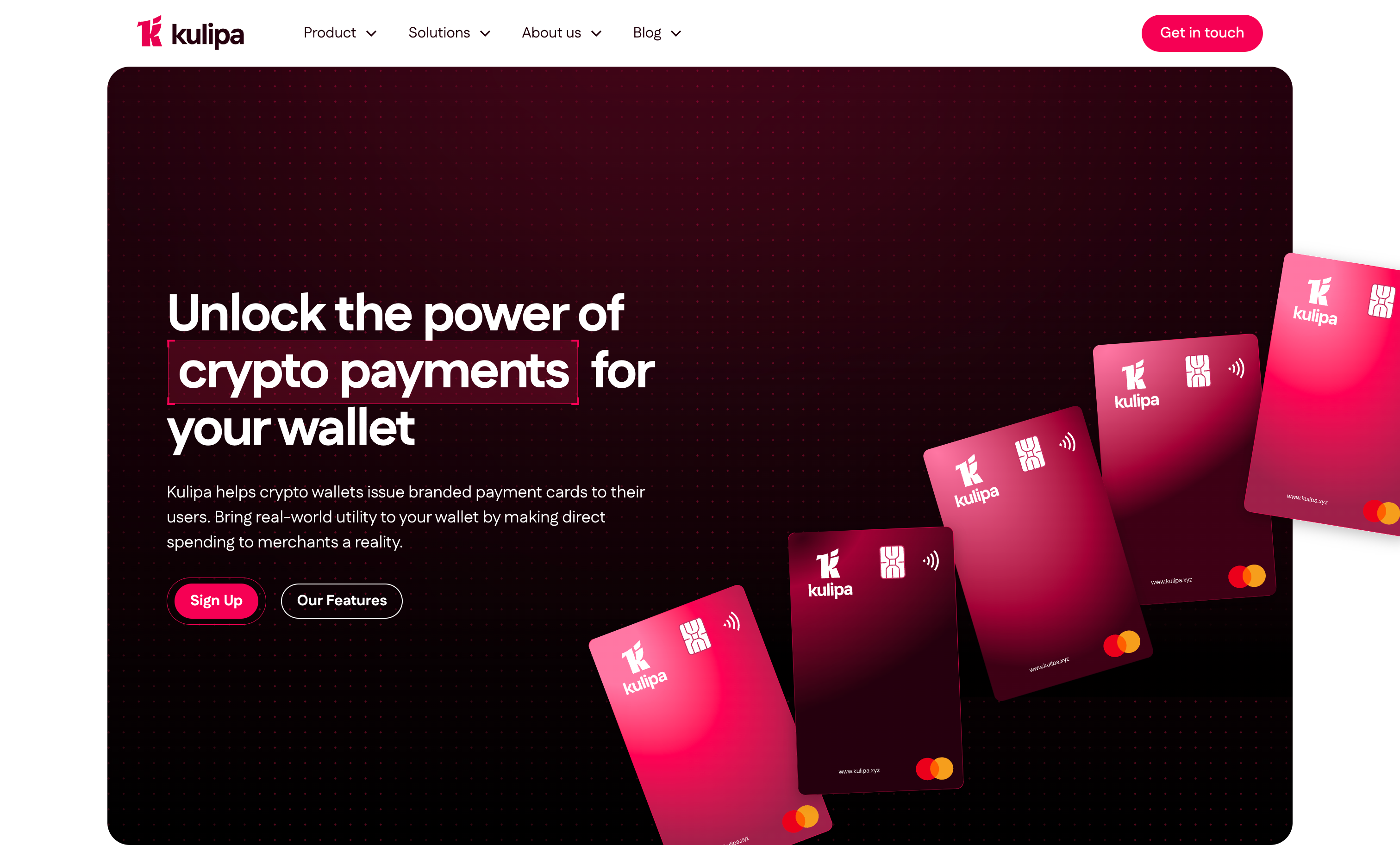 Illustration du projet Rendre le Web3 accessible, avec Kulipa sur Webflow