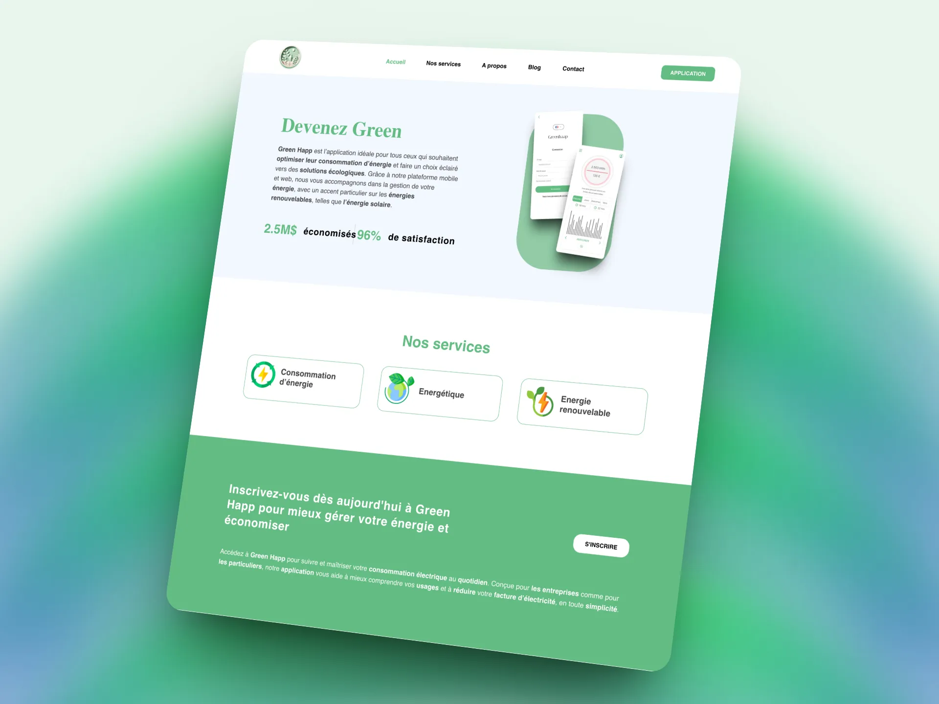 Illustration du projet Greenhaap - Création de l'application web et mobile