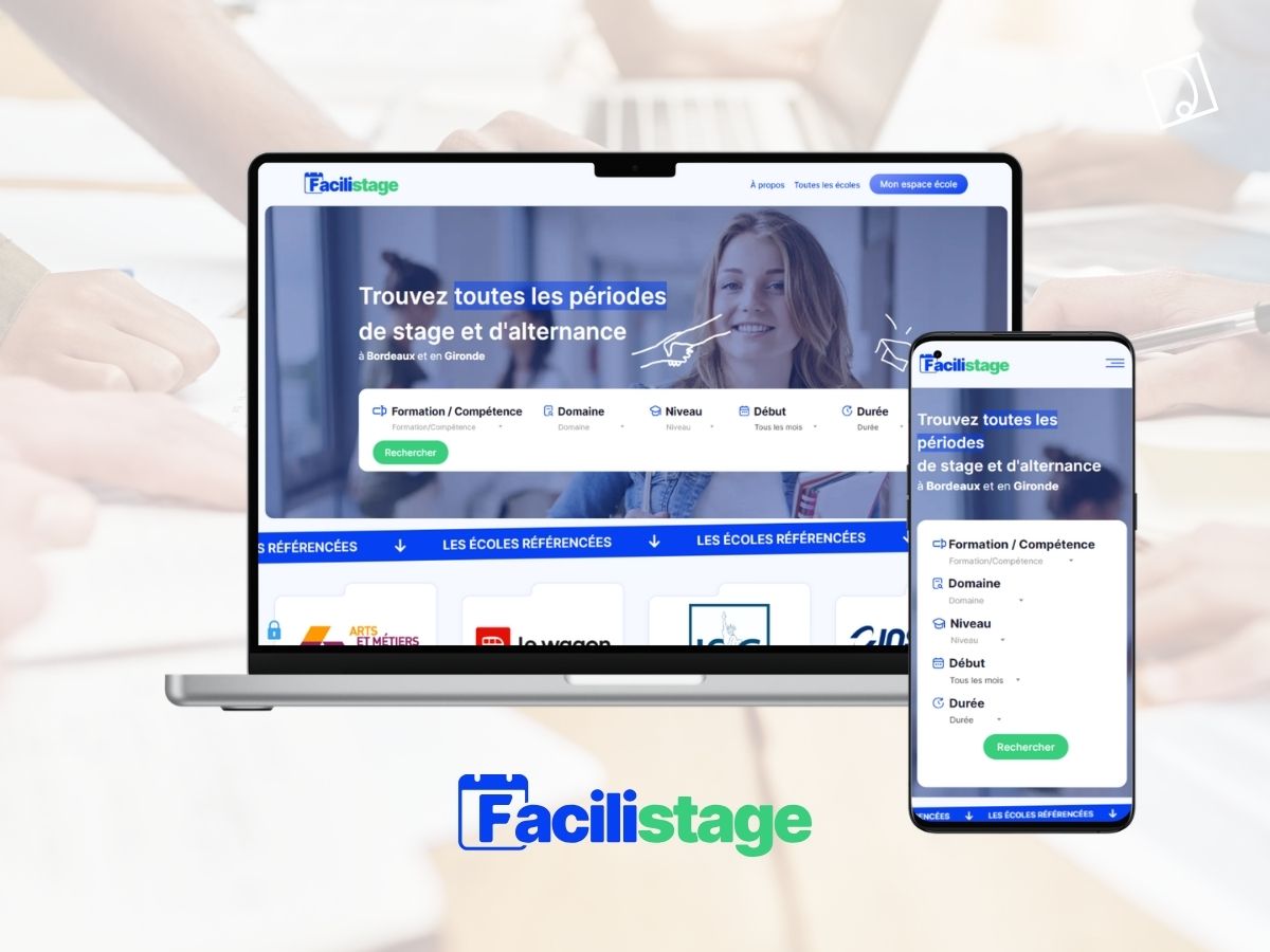 Illustration du projet Facilistage, un outil pour cartographier les stages et alternances en Gironde