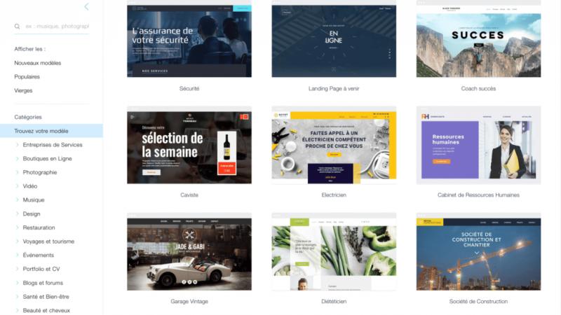 30 exemples de sites web réalisés avec Wix