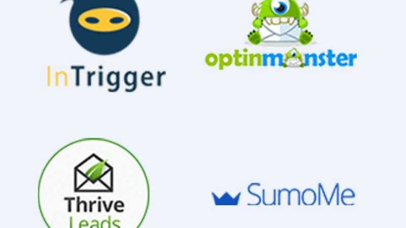 Comparaison plugins de collecte emails – OptinMonster vs SumoMe vs InTrigger vs ThriveLeads