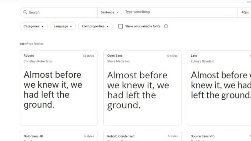 Choisir la police de caractères de votre site web – Conseils & exemples de Google Fonts
