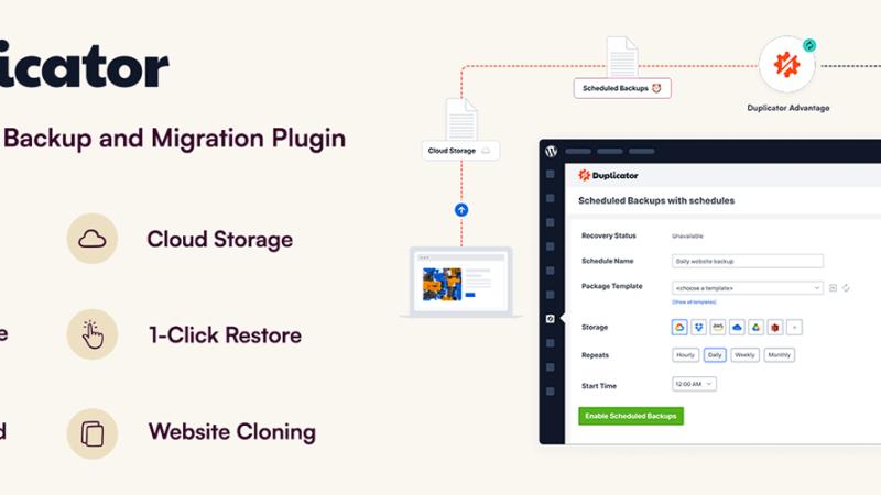 Les meilleurs plugins WordPress pour sauvegarder votre site web