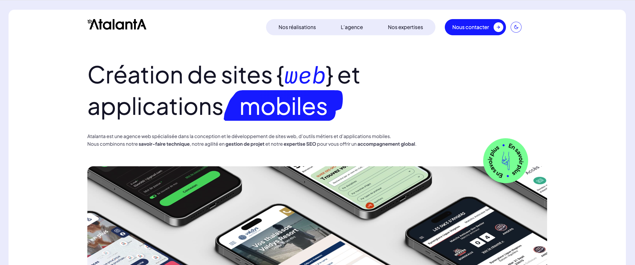 Couverture de l'agence Atalanta