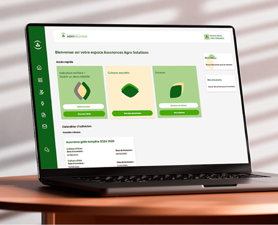 Illustration du projet Développement de la plateforme d'assurance agricole Assurances Agro Solutions