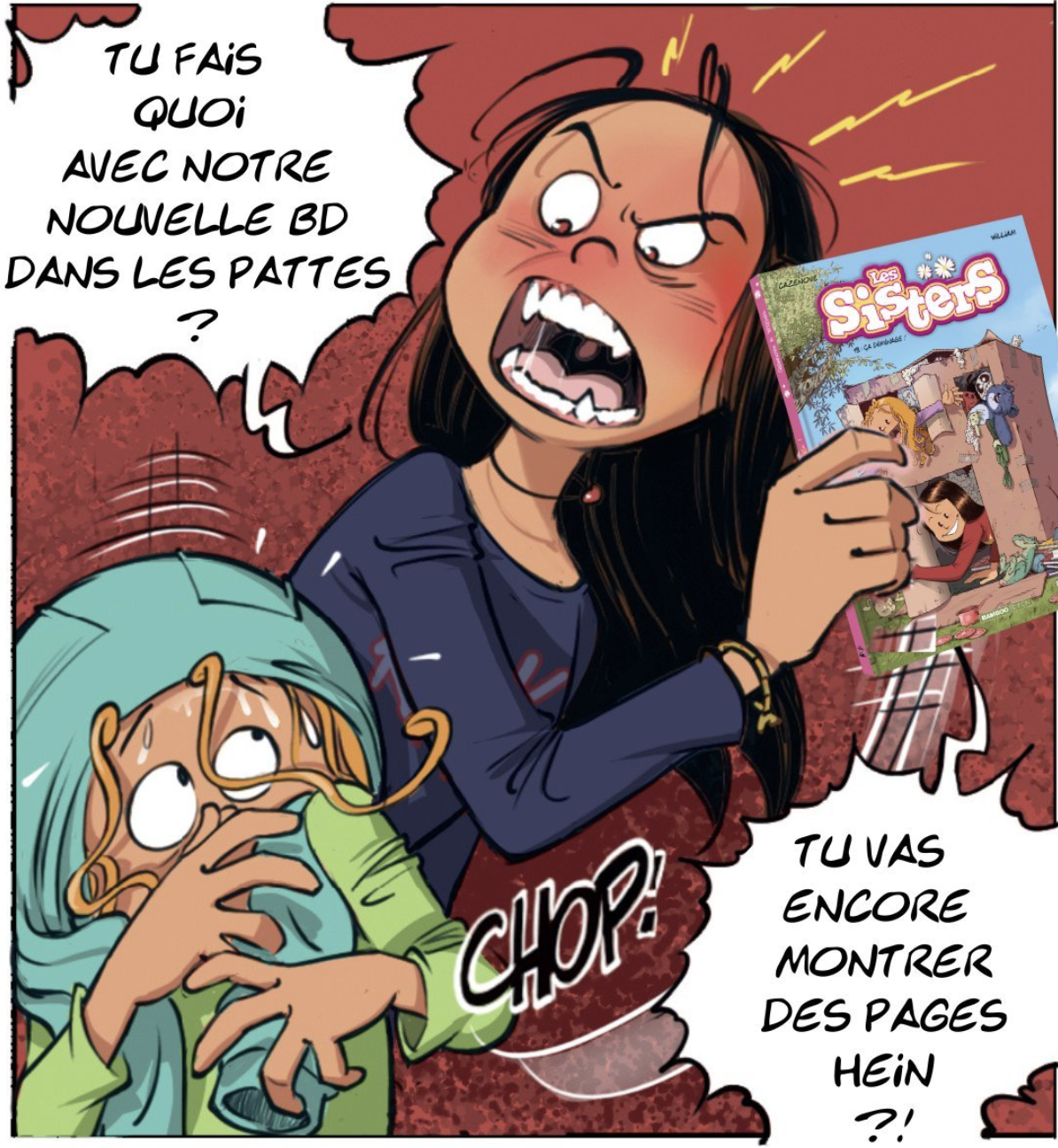 Illustration du projet Sortie BD : Les Sisters hackent les réseaux sociaux de leur éditeur