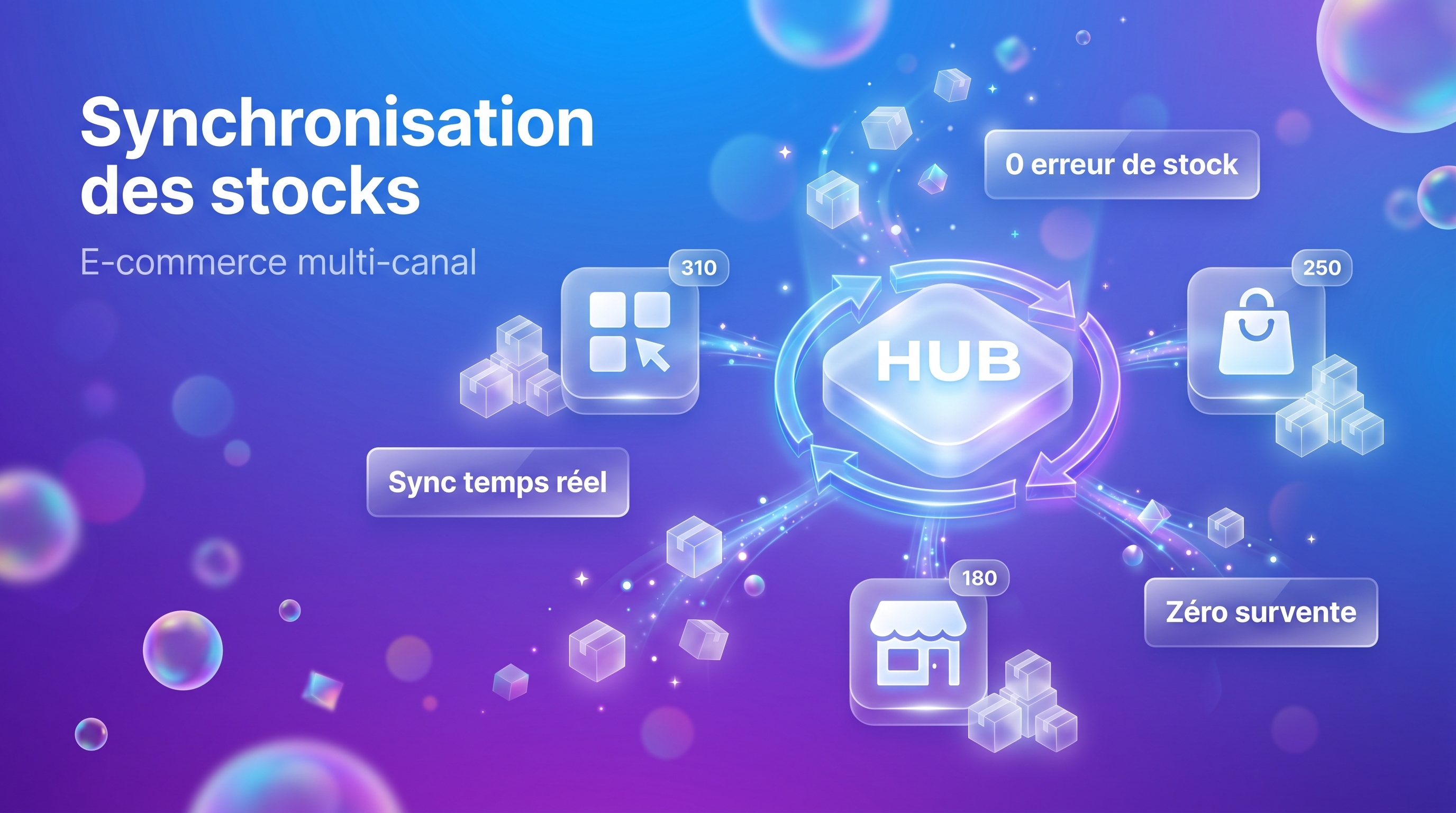 Illustration du projet Synchronisation multi-canal des stocks e-commerce