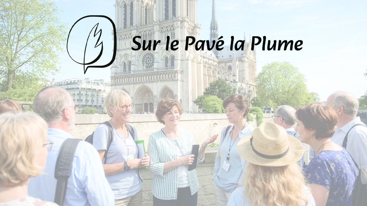 Illustration du projet Site web pour Sur le Pavé la Plume – Balades littéraires à Paris