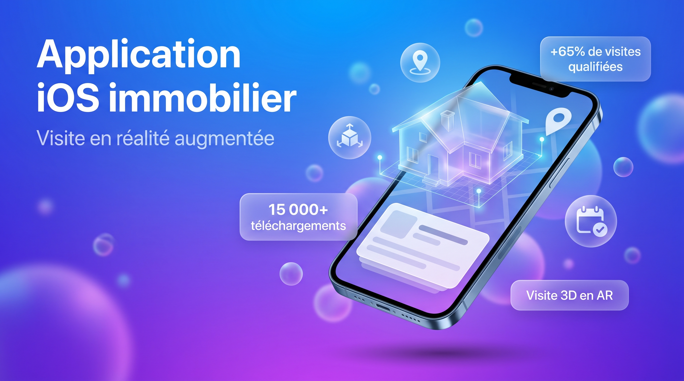 Illustration du projet Application iOS immobilier en réalité augmentée