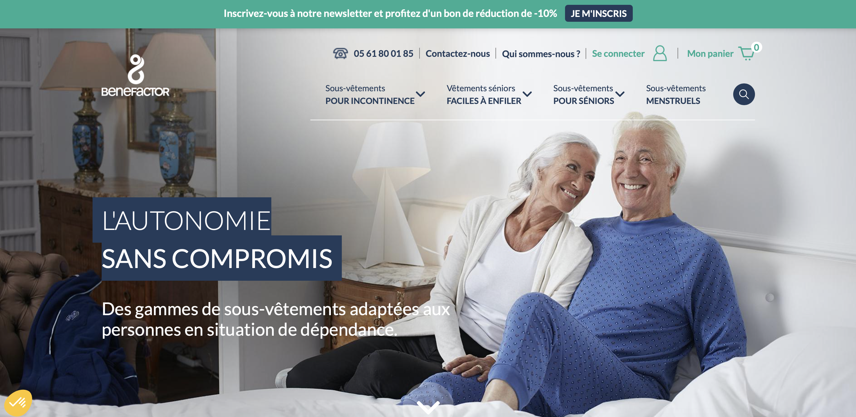 Illustration du projet Refonte et optimisation digitale du site e-commerce Benefactor
