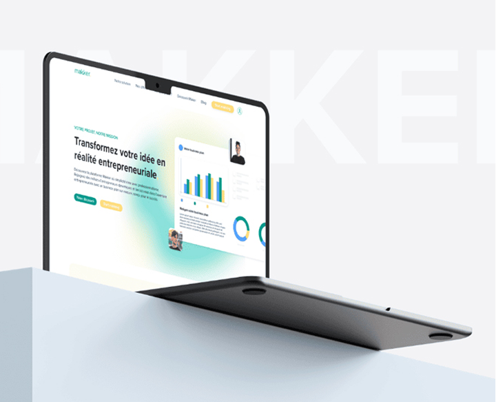 Illustration du projet Makker : business plan en ligne et sur-mesure