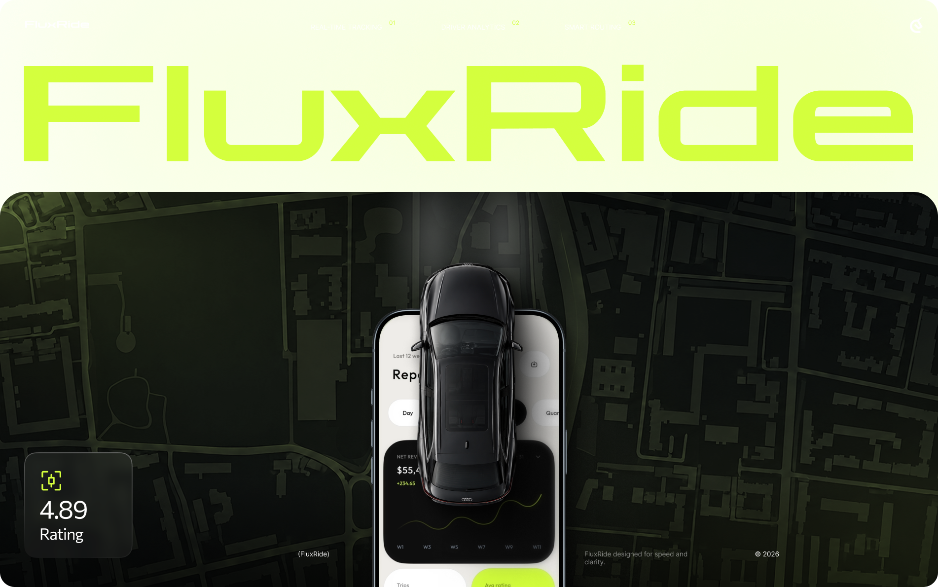 Illustration du projet FluxRide | UX/UI Design for Fleet Marketplace