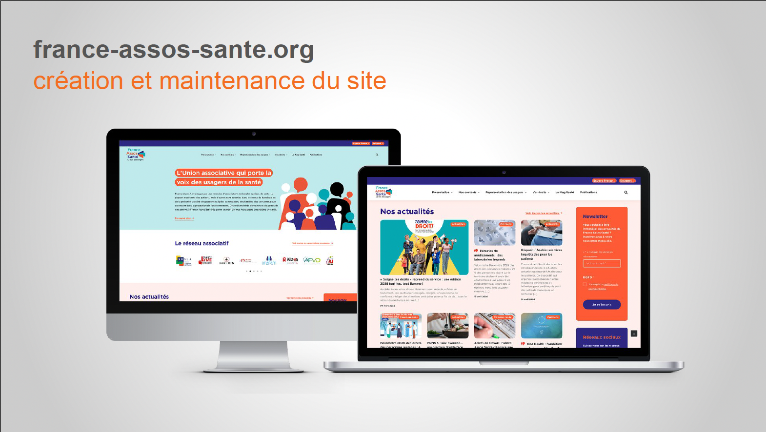Illustration du projet France Assos Santé