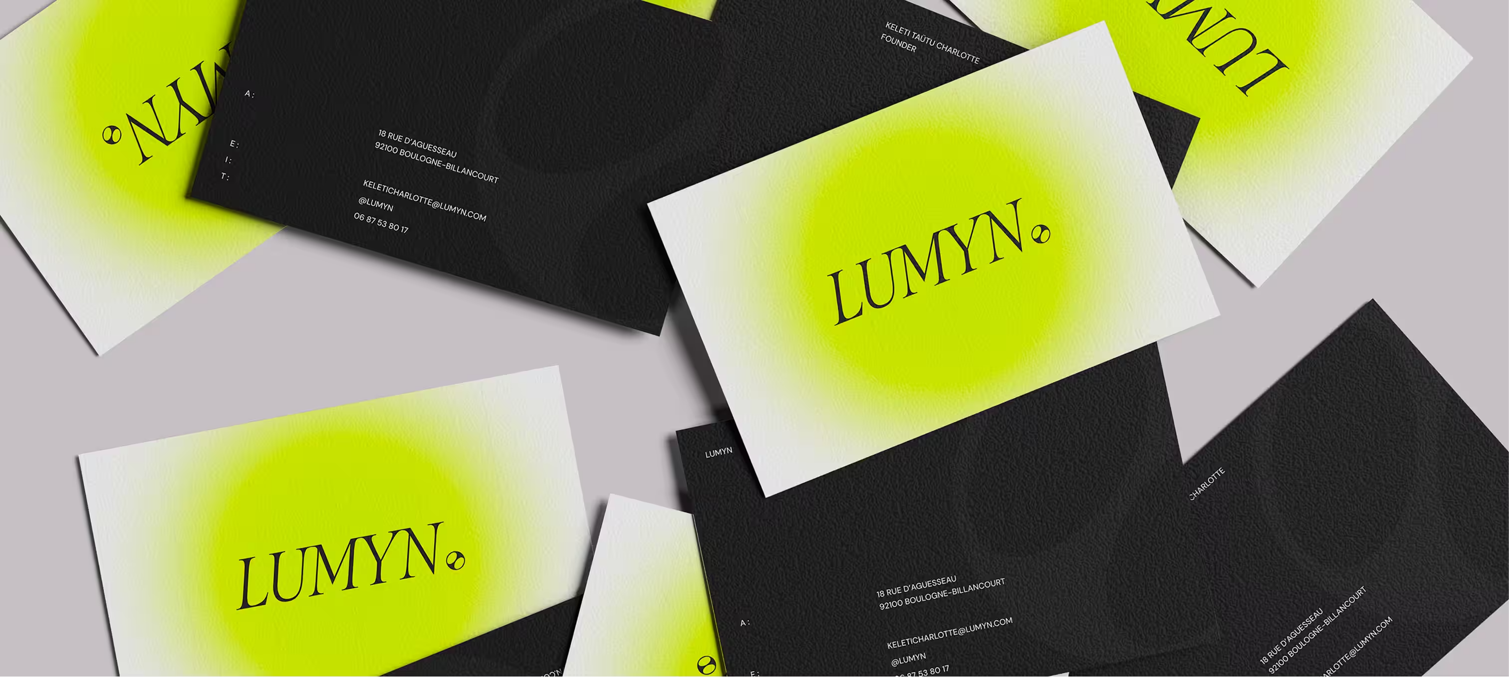 Illustration du projet Création du site et de l'identité visuelle de Lumyn