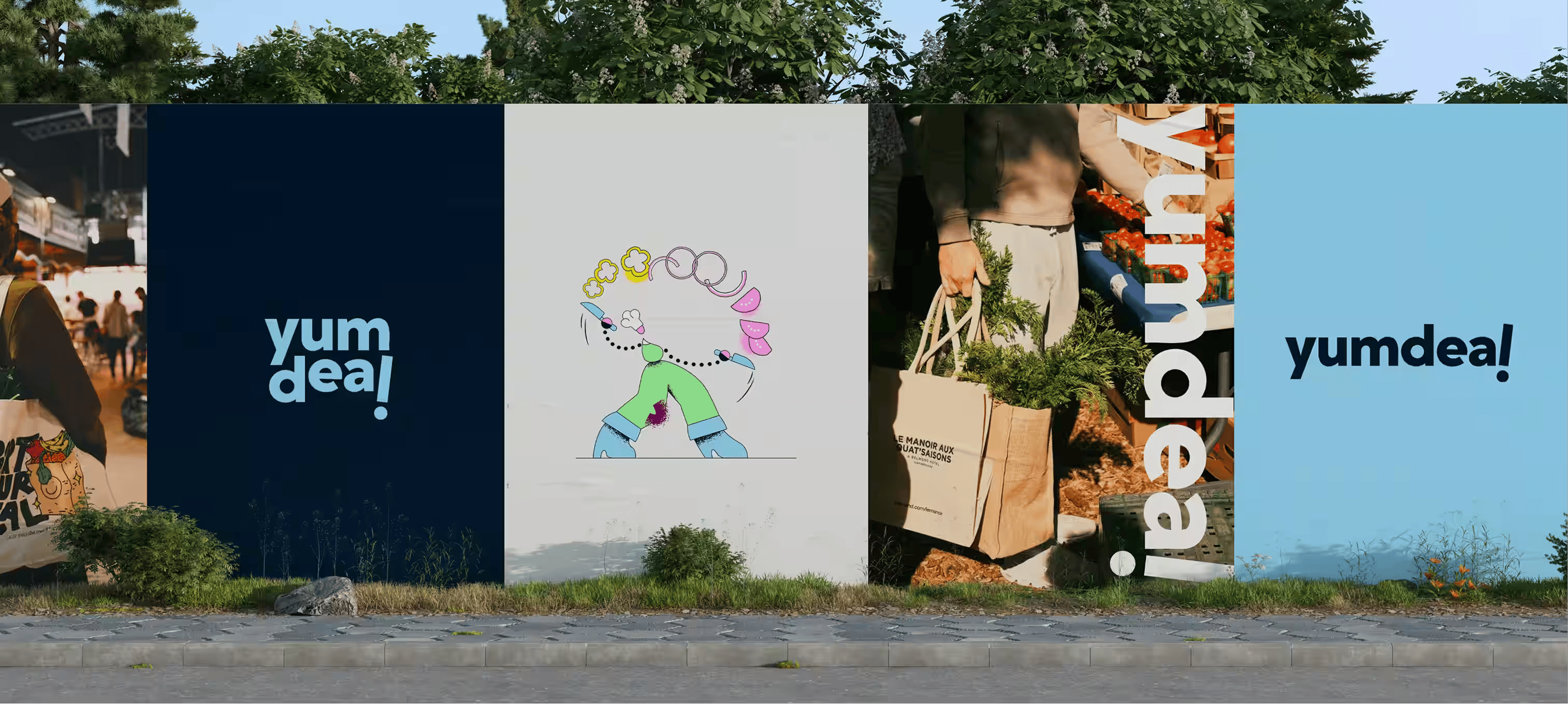 Illustration du projet Réalisation de la charte graphique et de l'application Yumdeal