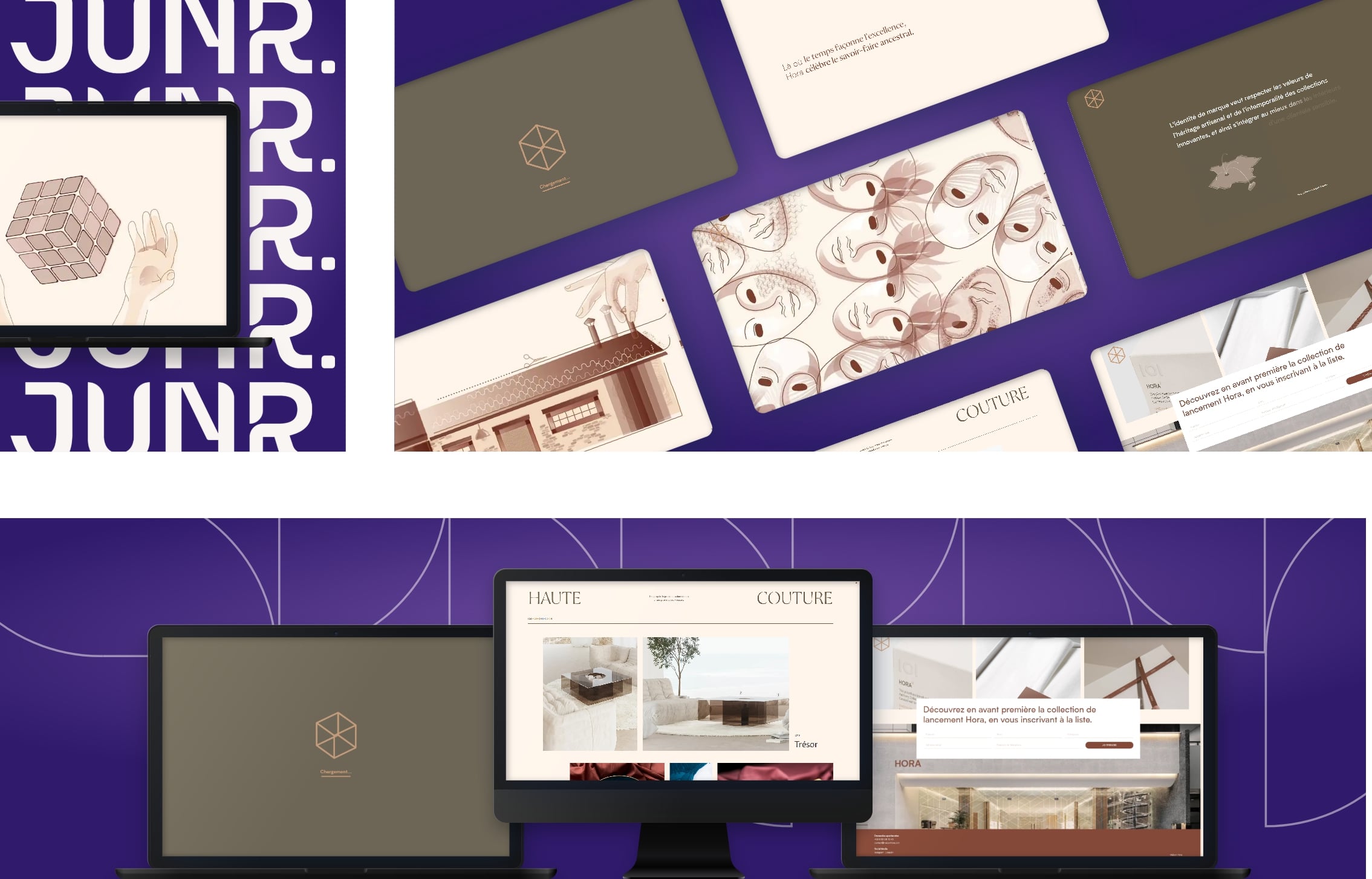 Illustration du projet Site web d'artisanat de luxe